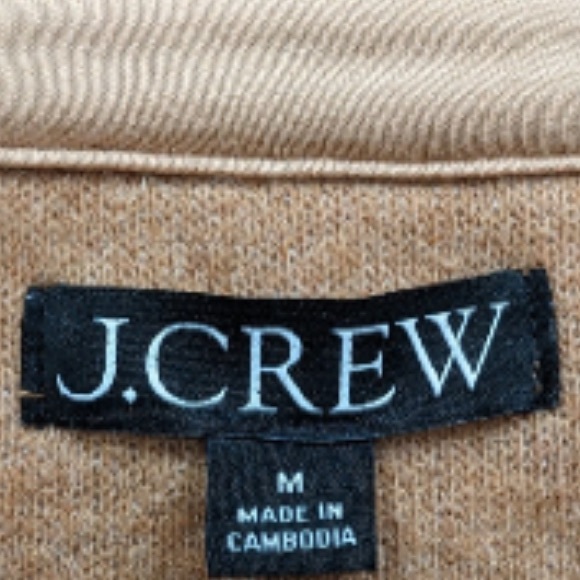 J. Crew | Women’s Shirt Jacket | Tan Wool Blend Button down Shacket | Size Med - Picture 14 of 16